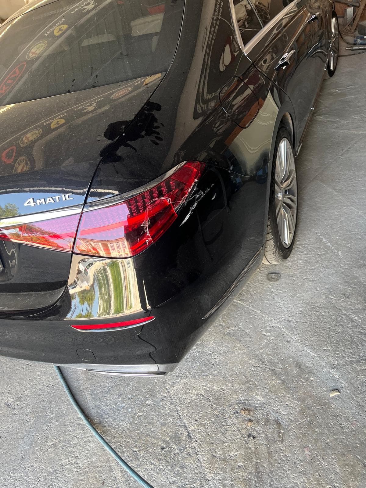 Mercedes arka tampon hasar tespiti