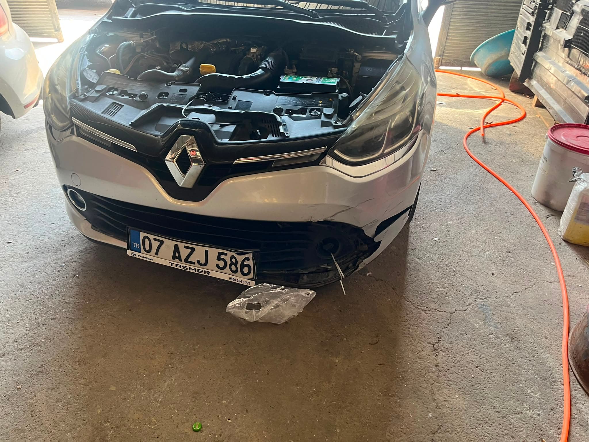 Renault Clio onarım sonrası teslim